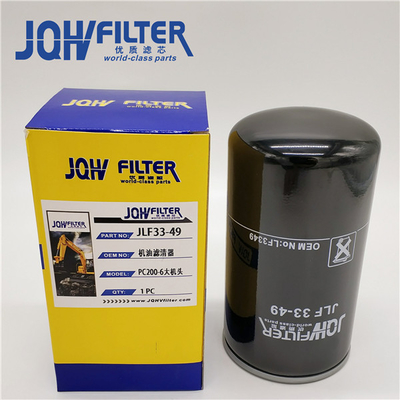 LF3349 P558615 Diesel Oil Filter , PC200-6 PC200-7 Komatsu Engine Oil Filter