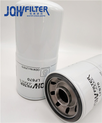 OEM LF670 Engine Oil Filters Durable 4085913 For DH300 DH280 DH400