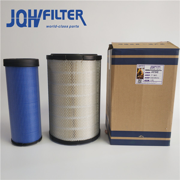 ZAX200 Excavator Air Filter JA619AB 4286128 4286130 YN11P00029S003 YN11P00029S002
